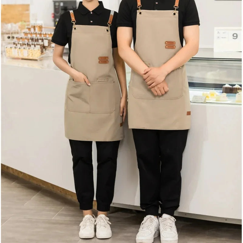 Waterproof Kitchen Apron With Pockets