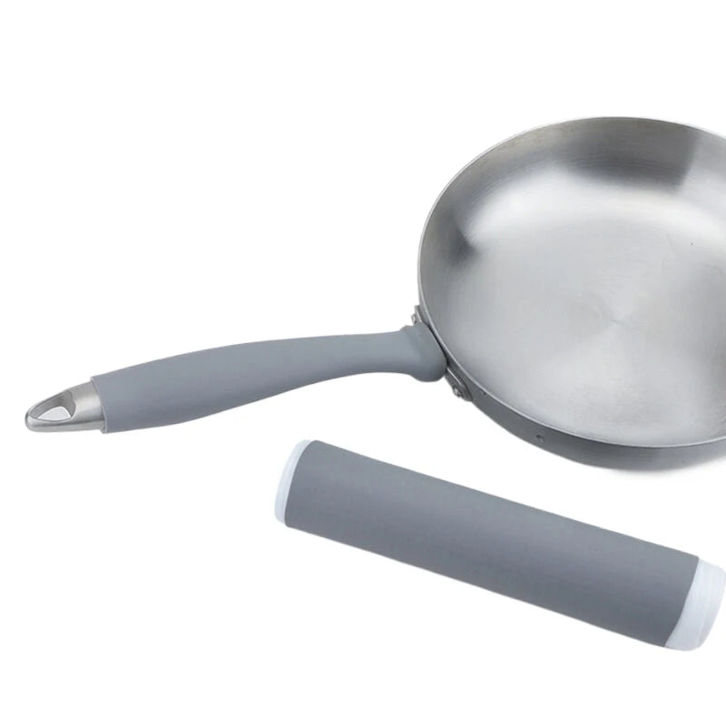 Self-shrink Handle Sleeve Anti-scalding Pot Handle Cover Holder High Heat Resistance Silicone Pot Handle Cover For Frying Pan
