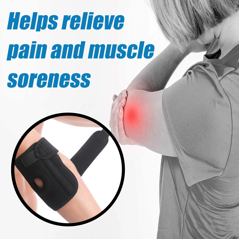 1PC Adjustable Elbow Brace with Dual Stabilizers – Elbow Support for Pain, Injury & Joint Stability