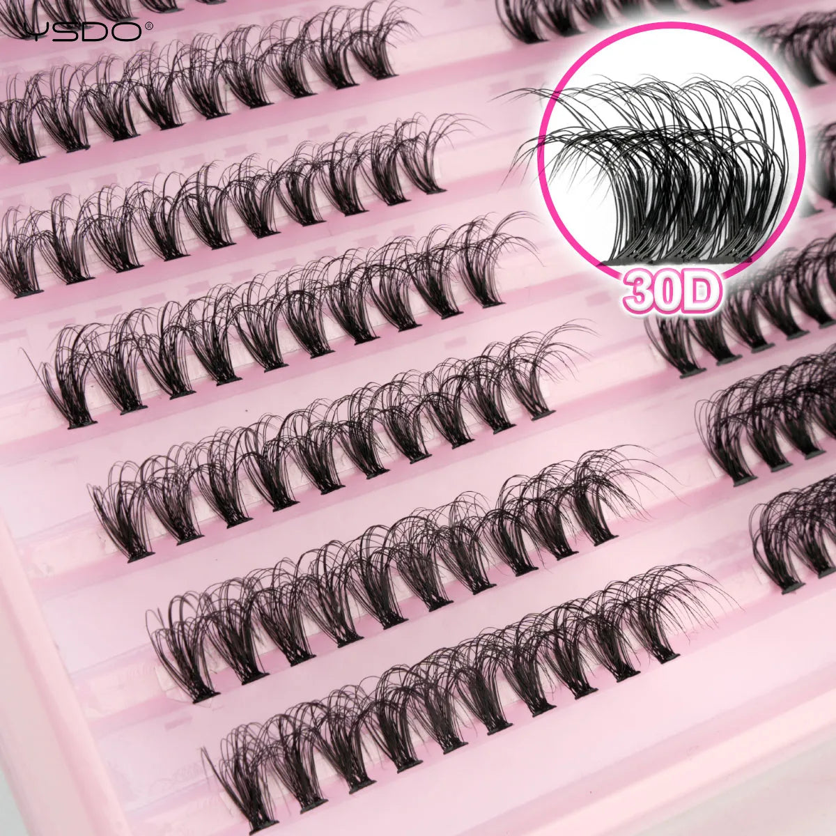 10/14 Rows Natural Eyelash Extension Premade Volume Fans Individual Lashes Mink False Eyelashes Cluster Lashes Makeup Cilia