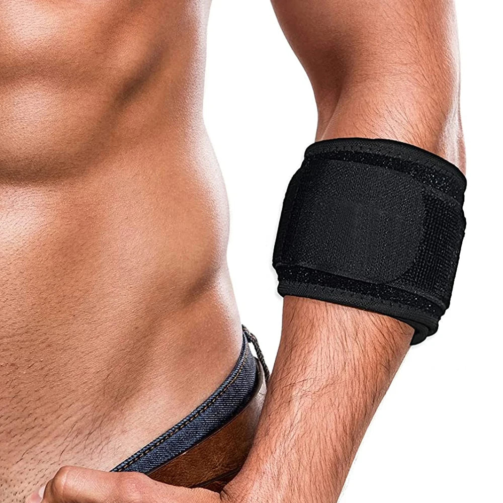 Tennis Elbow Brace – Forearm Strap with Compression Pad for Tendonitis & Muscle Support