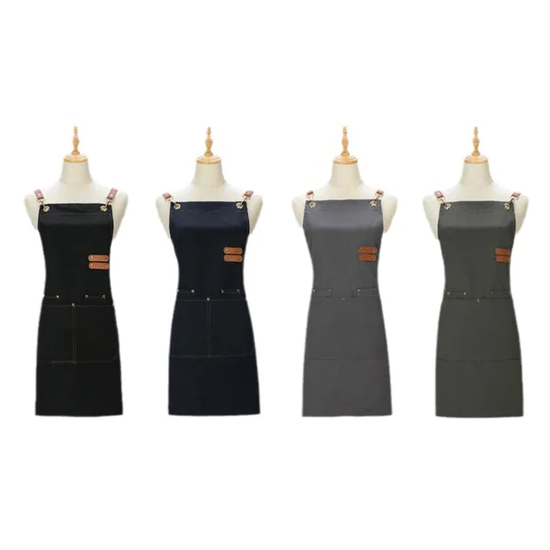 Waterproof Kitchen Apron With Pockets