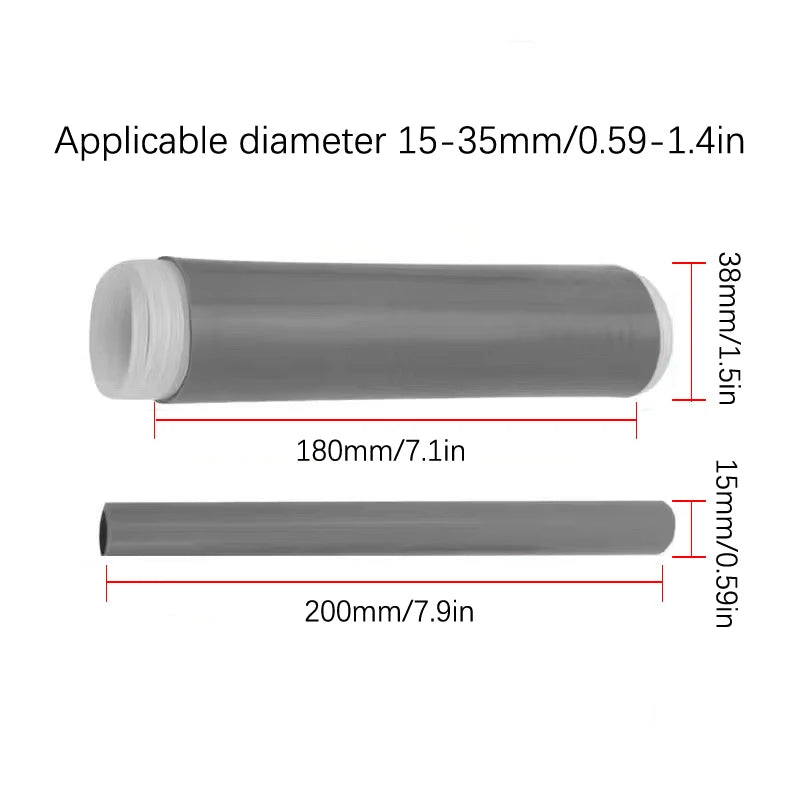 Self-shrink Handle Sleeve Anti-scalding Pot Handle Cover Holder High Heat Resistance Silicone Pot Handle Cover For Frying Pan