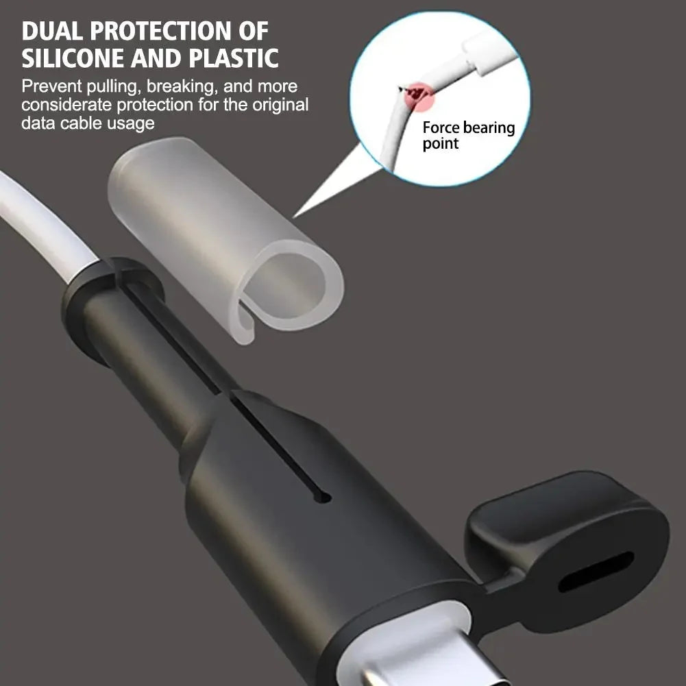 USB Type C Charging Cable Saver Sleeve Data Line Cord Protector Silicone Protective Cover