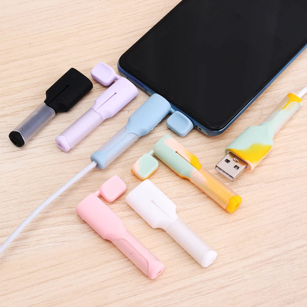 USB Type C Charging Cable Saver Sleeve Data Line Cord Protector Silicone Protective Cover