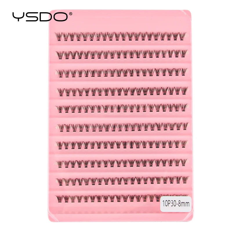 10/14 Rows Natural Eyelash Extension Premade Volume Fans Individual Lashes Mink False Eyelashes Cluster Lashes Makeup Cilia