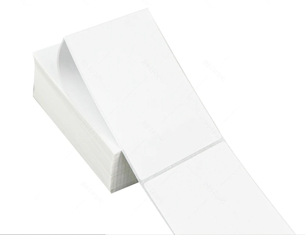 4x6 inch Direct Thermal Labels 500/100 Labels Per stacked Strong Adhesive Resistant Waterproof For Shipping label 100x150mm