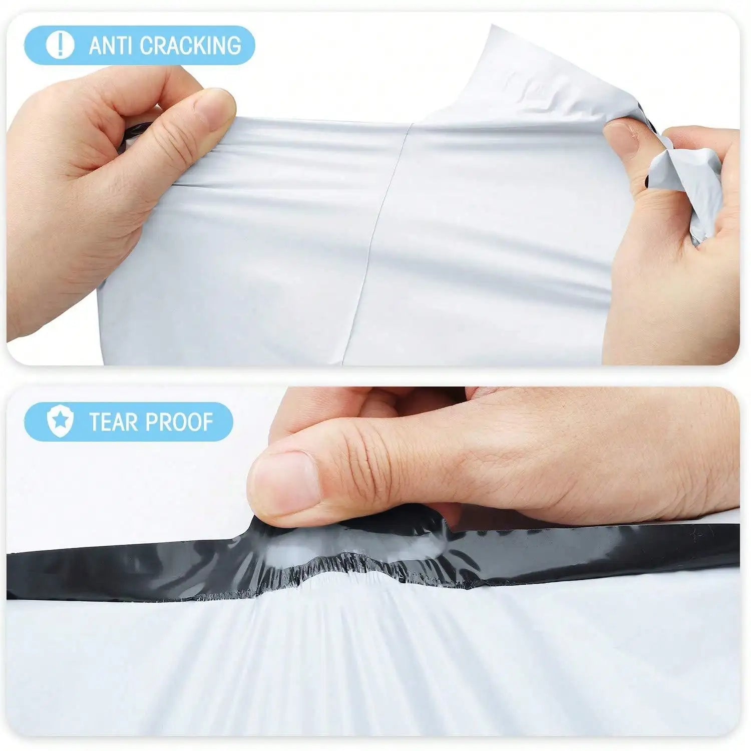 25/50/100pcs sealed express mail bag-poly packaging for transportation mailing envelope-durable, waterproof, tamper-proof packag