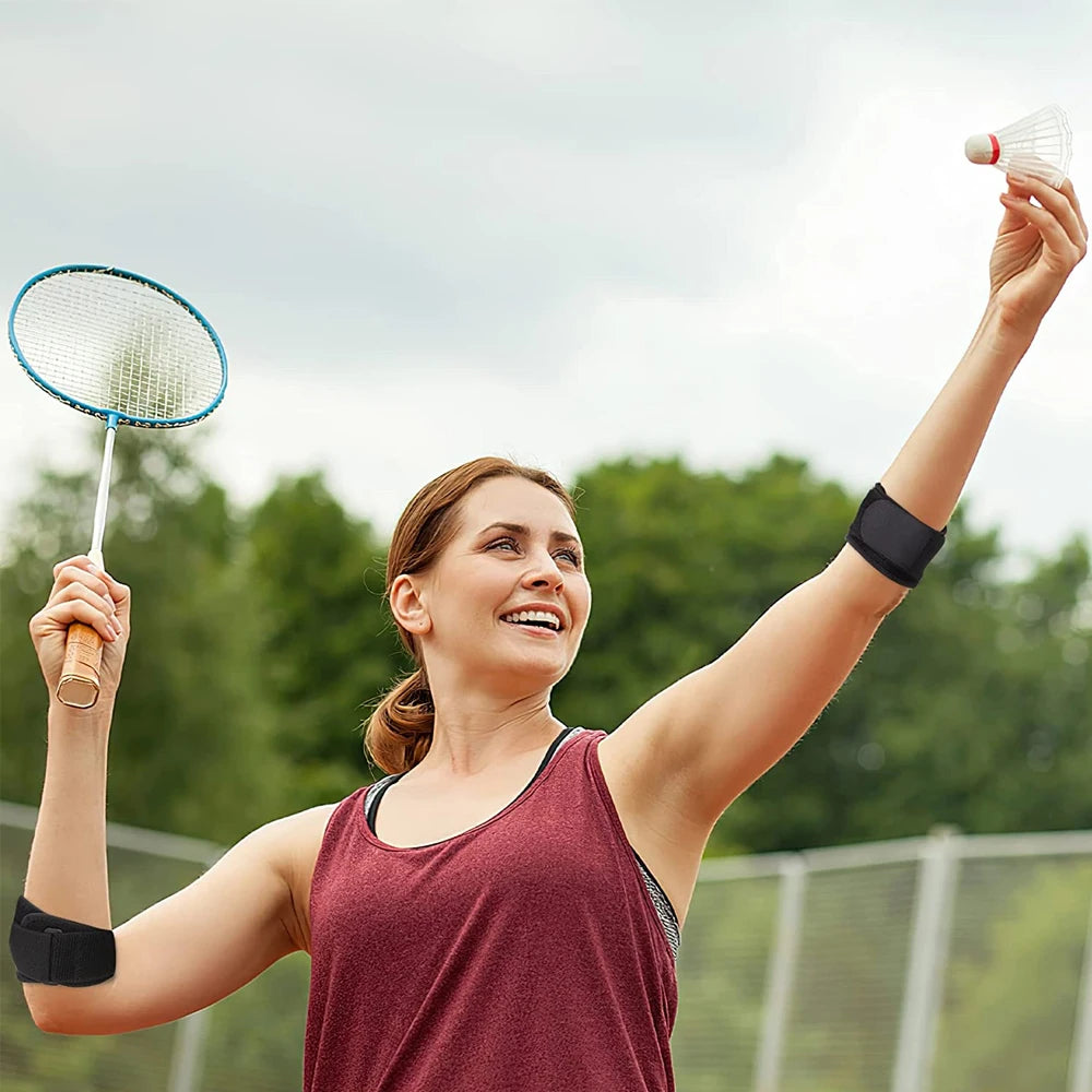 Tennis Elbow Brace – Forearm Strap with Compression Pad for Tendonitis & Muscle Support