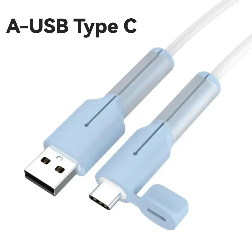 Silicone Cable Protector Type C Charger Dustproof Cover Charger Cable Protective Cap Cord Saver for IPhone 15 Xiaomi Huawei OPPO