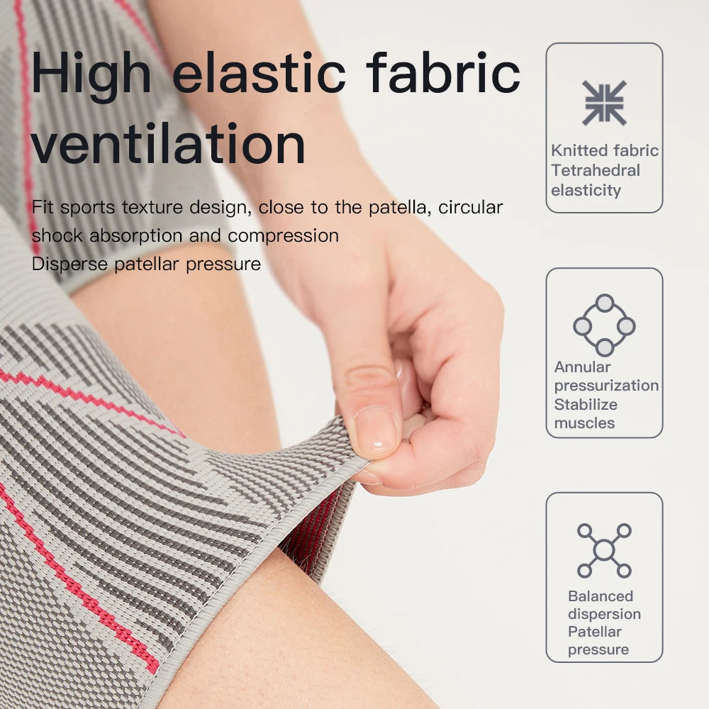 Vilico 1PC Compression Knee Support – Nylon Sports Sleeve for Joint Protection & Performance