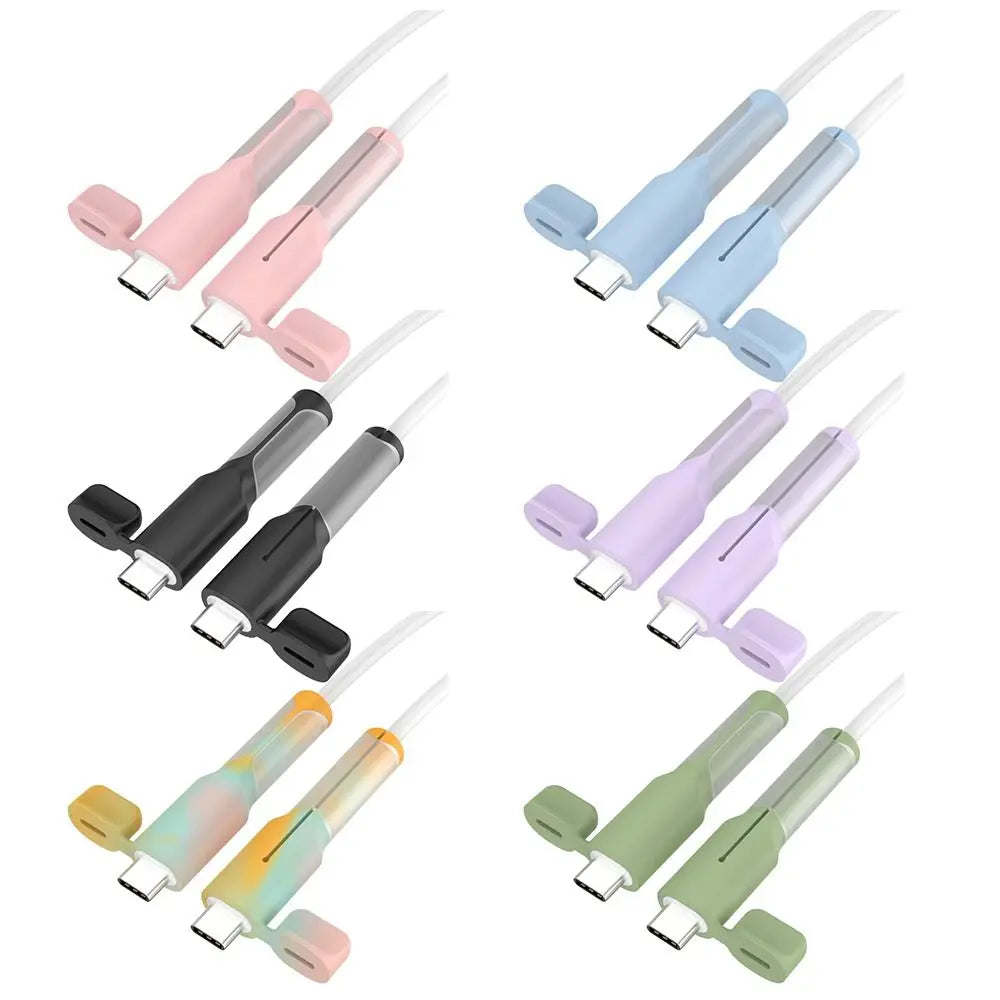 New Cable Protector Soft Silicone Cover Type C Charger Cable Protector Practical Accessories