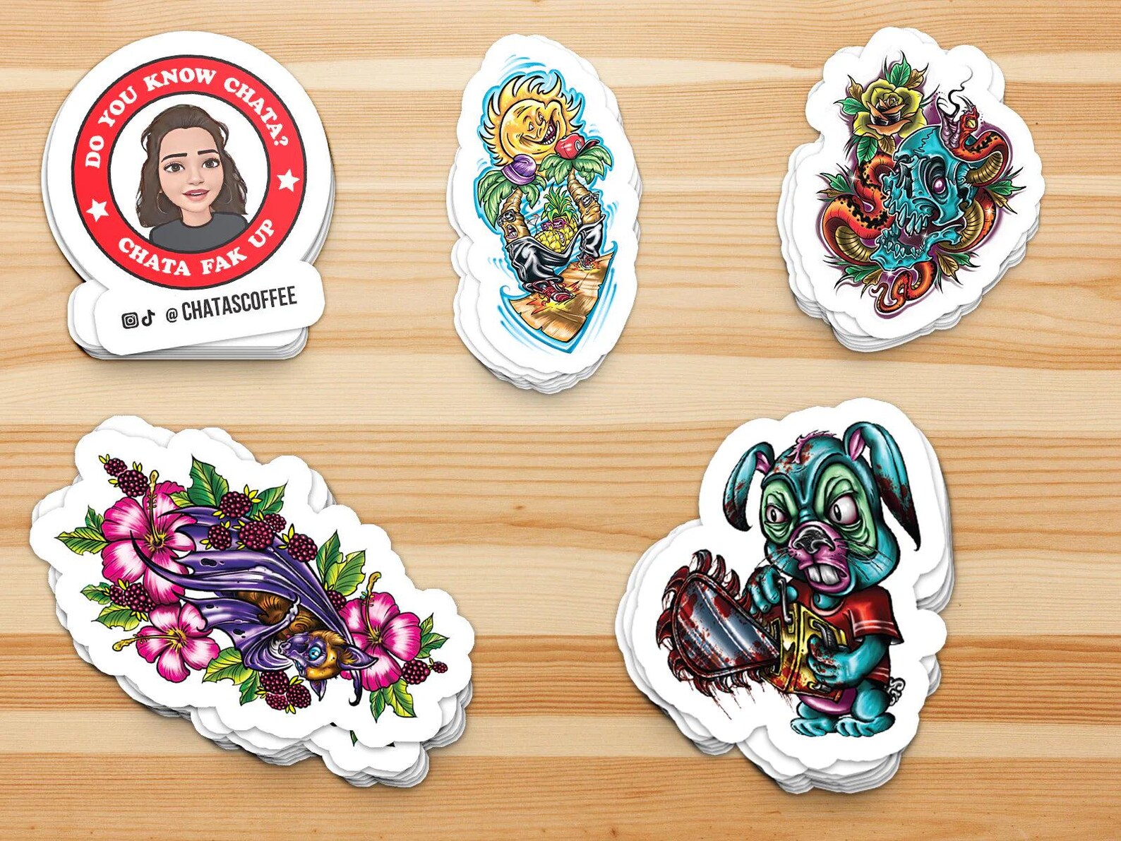 Custom Vinyl Stickers - Print and Cut Any Design, Shape, Color - Laminated Waterproof Custom Labels, Custom Stickers, Logo, Branding