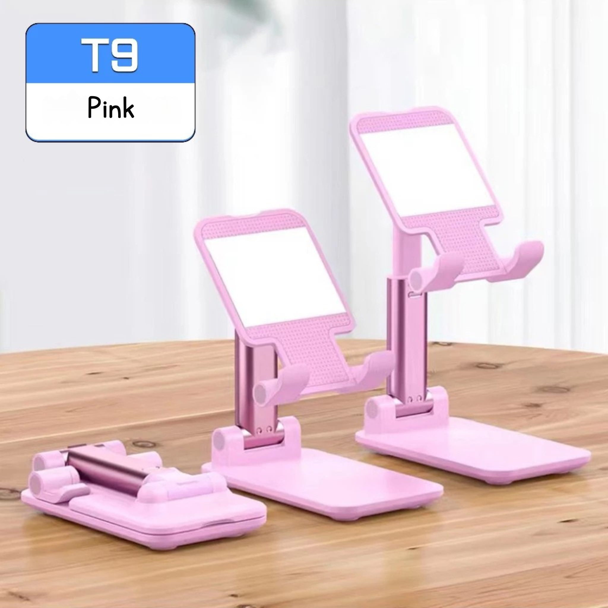 Folding Cell Phone Stand, Fully Adjustable Foldable Desktop Phone Holder Cradle Dock Compatible with Phone 16 15 14 13 12 11 Pro Xs Xs Max Xr X 8, Nintendo Switch, All Phones
