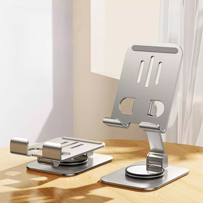 Folding Cell Phone Stand, Fully Adjustable Foldable Desktop Phone Holder Cradle Dock Compatible with Phone 16 15 14 13 12 11 Pro Xs Xs Max Xr X 8, Nintendo Switch, All Phones