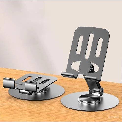 Folding Cell Phone Stand, Fully Adjustable Foldable Desktop Phone Holder Cradle Dock Compatible with Phone 16 15 14 13 12 11 Pro Xs Xs Max Xr X 8, Nintendo Switch, All Phones