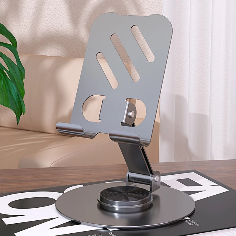 Folding Cell Phone Stand, Fully Adjustable Foldable Desktop Phone Holder Cradle Dock Compatible with Phone 16 15 14 13 12 11 Pro Xs Xs Max Xr X 8, Nintendo Switch, All Phones