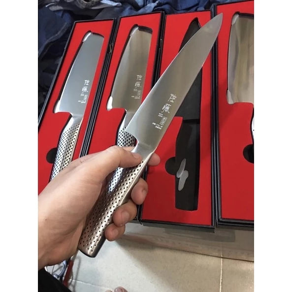 Sato Japanese Forged Kitchen Knife, Professional Kitchen Knives, Sharp Knives for Kitchen High Carbon Stainless Steel, Japanese Cooking Knife