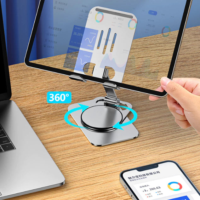 Folding Cell Phone Stand, Fully Adjustable Foldable Desktop Phone Holder Cradle Dock Compatible with Phone 16 15 14 13 12 11 Pro Xs Xs Max Xr X 8, Nintendo Switch, All Phones